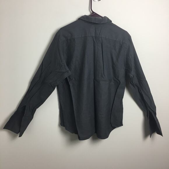 AKA Eddie Bauer Button Down Shirt Gray White XL - Picture 11 of 12